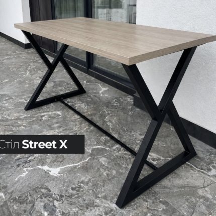 Металевий каркас для столу лофт Street X