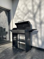 Мангал-гриль BBQ з кришкою та термометром